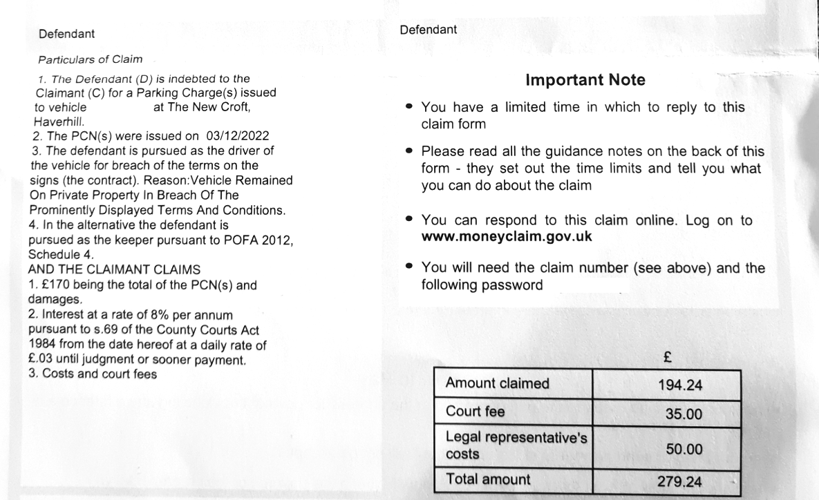 I Beat a ParkingEye Court Claim Over a Football Parking Ticket